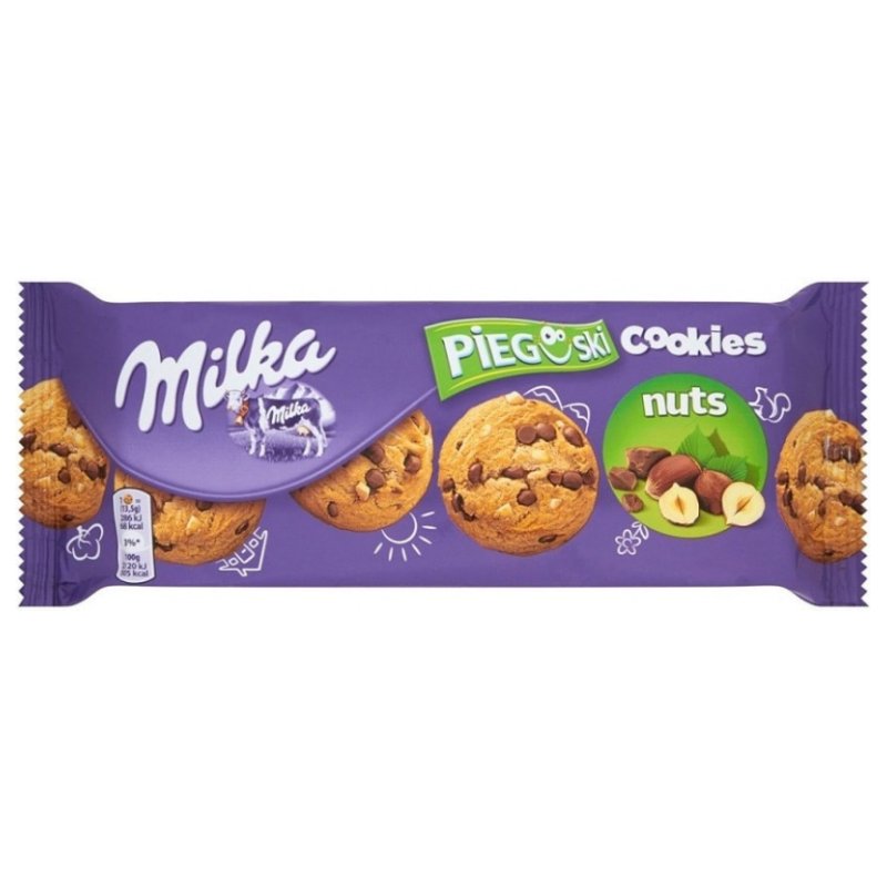 Ciastka kruche Pieguski czekoladowe z orzechami 135 g | FlowOffice.pl